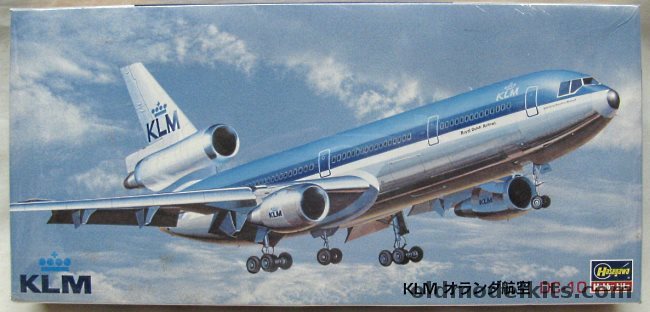 Hasegawa 1/200 McDonnell Douglas DC-10 KLM, LL6 plastic model kit